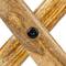 Hello Honey® 20" Natural Brown Modern Collapsible Wood Folding Stool